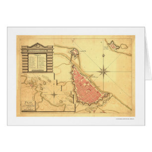 Kaart van Veracruz, Mexico door G. de Bois 1798