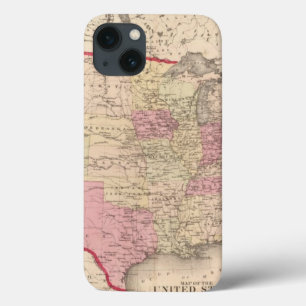 Kaart van Verenigde Staten 5 iPhone 13 Hoesje