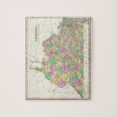  kaart van Virginia (1827) Legpuzzel (Verticaal)