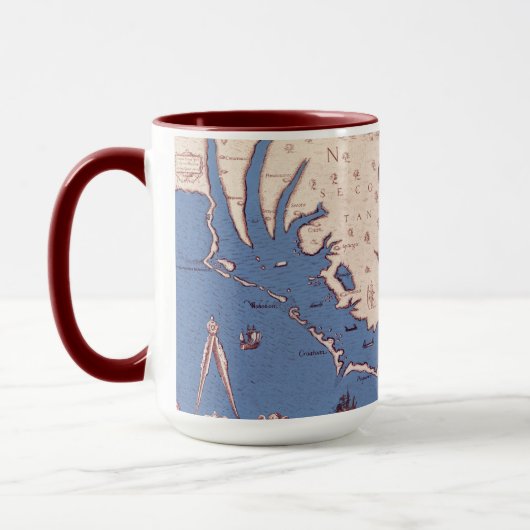 Kaart van Virginia Mok (Links)