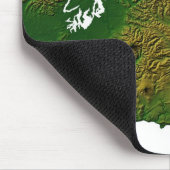 Kaart van Washington 3 Muismat (Hoek)