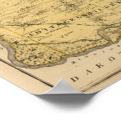 Kaart van Washington County, Minnesota Poster (Hoek)