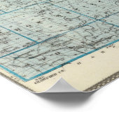 Kaart van Washington County Poster (Hoek)