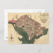  Kaart van Washington D.C. (1793) (Voorkant / Achterkant)