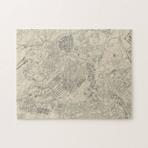 kaart van Wenen (1877) Legpuzzel