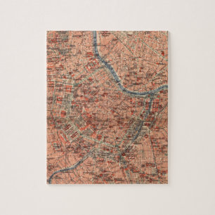 kaart van Wenen (1920) Legpuzzel