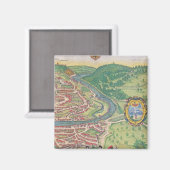 Kaart van Wenen Magneet (Voorkant / Achterkant)