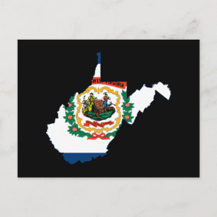 KAART VAN WEST VIRGINIA