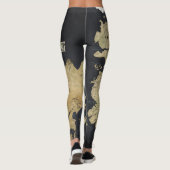 Kaart van Westeros Leggings (Achterkant)