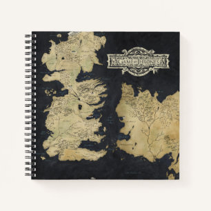 Kaart van Westeros Notitieboek