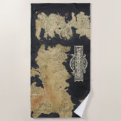 Kaart van Westeros Strandlaken (Voorkant)