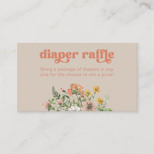 Kaart van Wilde bloem Raffle