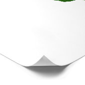 Kaart van Wisconsin Poster (Hoek)