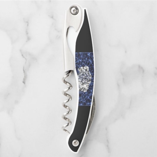 Kaart van Wyoming, kaart met veelhoekige maaswijdt Kurkentrekker (Voorkant)