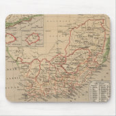 kaart van Zuid-Afrika (1880) Muismat (Voorkant)