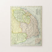  kaart van Zuid-Afrika (1899) Legpuzzel (Verticaal)