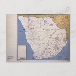 Kaart van Zuid-Afrika (december 1961)