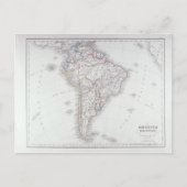 Kaart van Zuid-Amerika (Voorkant)