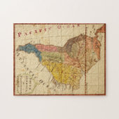  kaart van Zuid-Amerika (1816) Legpuzzel (Horizontaal)