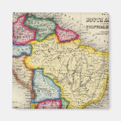 Kaart van Zuid-Amerika Magneet (Voorkant)