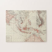 Kaart van Zuidoost-Azië en Noord-Australië Legpuzzel (Horizontaal)