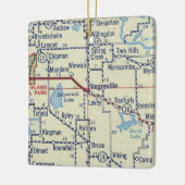  kaart Vegreville AB Keramisch Ornament (Links)