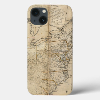 KAART: Verenigde Staten, 1783 iPhone 13 Hoesje