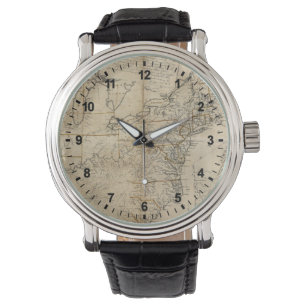 KAART: Verenigde Staten, 1783 Horloge