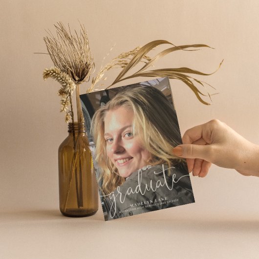 Kaart Verticale foto-Afstuderen