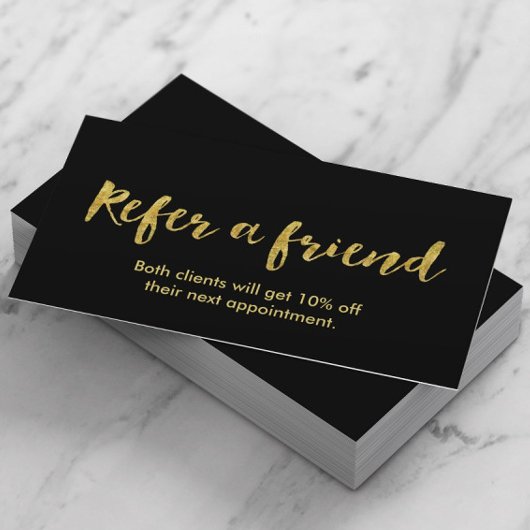 Kaart verwijzing | Modern Gold Script