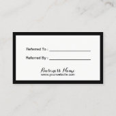 Kaart verwijzing | Moderne Confetti voor zwart-wit (Achterkant)