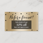 Kaart verwijzing | Moderne Stippen voor zwarte en  (Voorkant)