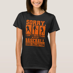 Kaart-verzamelaar Baseball Kaart Collectie sport T-shirt