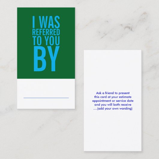 Kaart voor afvalverwijdering (Voorkant / Achterkant)