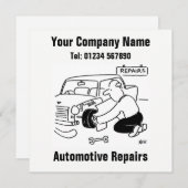 Kaart voor autoreparaties (Voorkant / Achterkant)