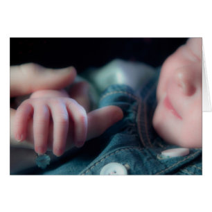 Kaart voor baby's hand