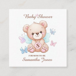 Kaart voor berichtenbehuizing baby shower Book