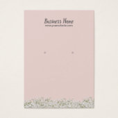 Kaart voor bezorgen beeldscherm | Blush roze babyl (Voorkant)