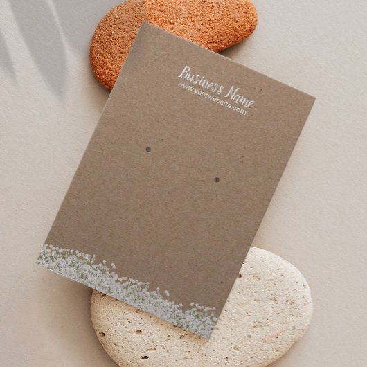 Kaart voor bezorgen beeldscherm | Rustic Kraft Bab