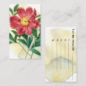  Kaart voor botanisch schrijven (Voorkant / Achterkant)