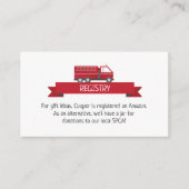 Kaart voor brandweerwagen voor brandweerlieden op (Voorkant)