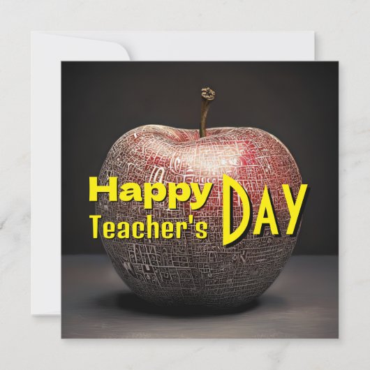 Kaart voor Dank aan de Leraar (Voorkant)