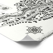  kaart voor de binnenvaart poster (Hoek)