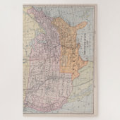 Kaart voor de burgeroorlog legpuzzel (Verticaal)