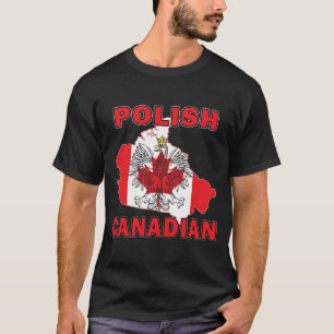 Kaart voor de Canadese vlag T-shirt