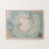 kaart voor de exploratieroutes van Antarctica (19 Legpuzzel (Horizontaal)
