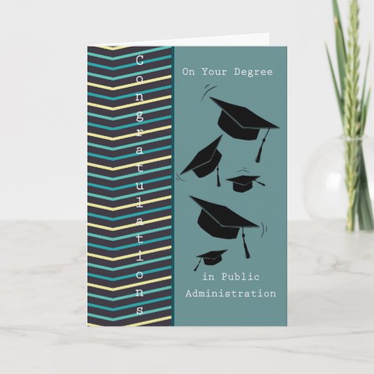Kaart voor de graad in openbaar bestuur (Voorkant)