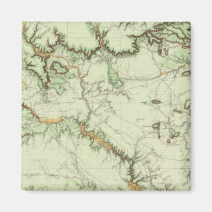 Kaart voor de landclassificatie van New Mexico Magneet