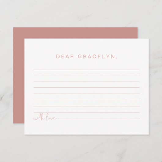 Kaart voor de tijdcapsule voor kinderen achter de  (Voorkant / Achterkant)