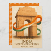 Kaart voor de viering van de onafhankelijkheidsdag (Voorkant / Achterkant)